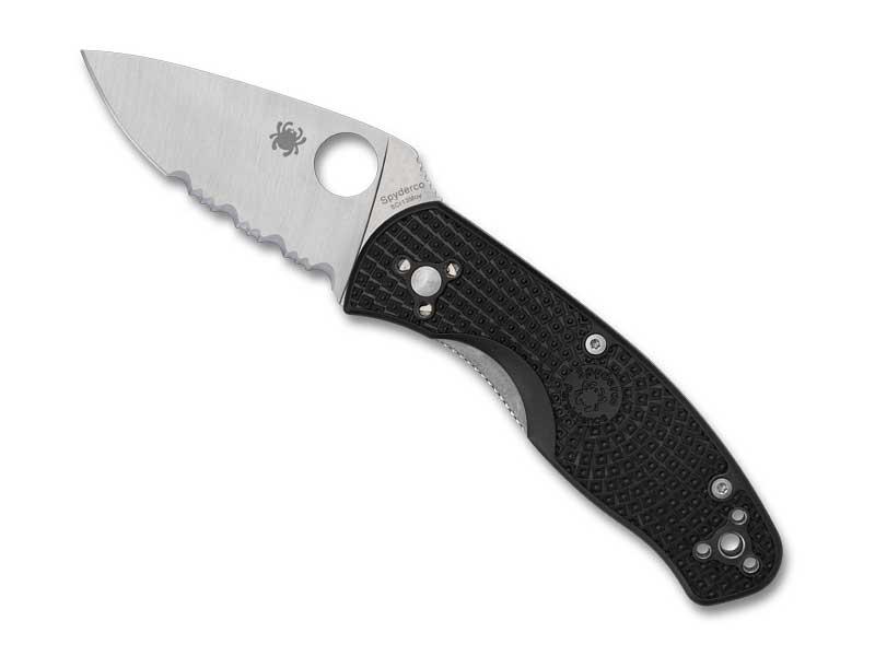 [C136PSBK] SPYDERCO PERSISTENCE NOIR SEMI-DENTEE