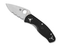 SPYDERCO PERSISTENCE NOIR SEMI-DENTEE