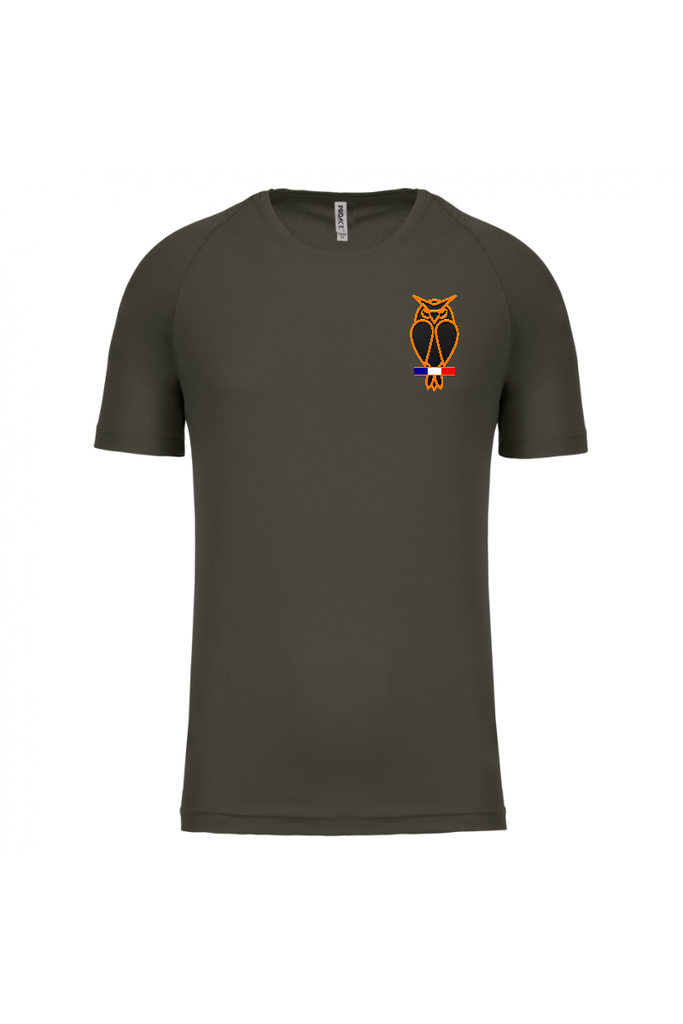 T-SHIRT SPORT PERSONNALISE  (noir, flocage avant)