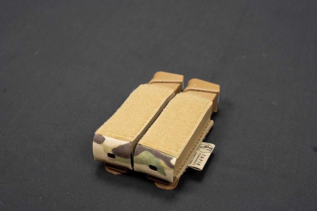 [PCD-9-RG] PORTE-CHARGEUR-DOUBLE 9mm (ranger green)