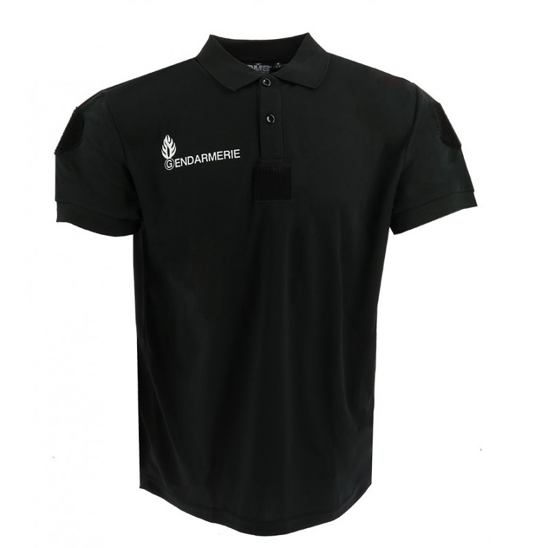 Polo Gendarmerie Noir  (S)