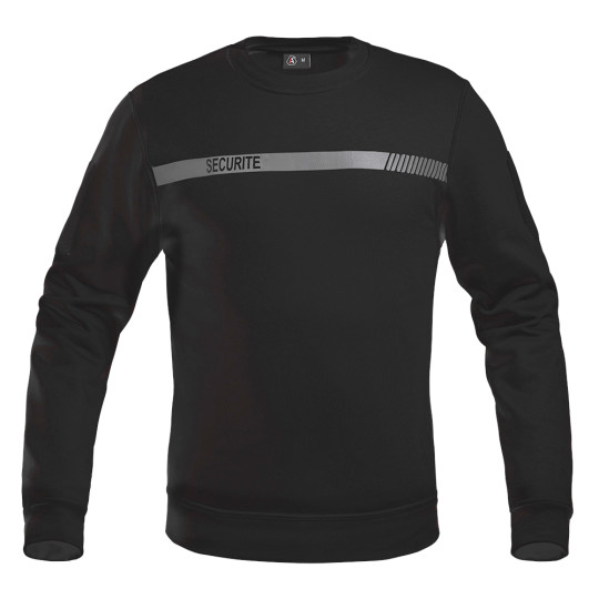 Sweat Sécurité noir (4XL)