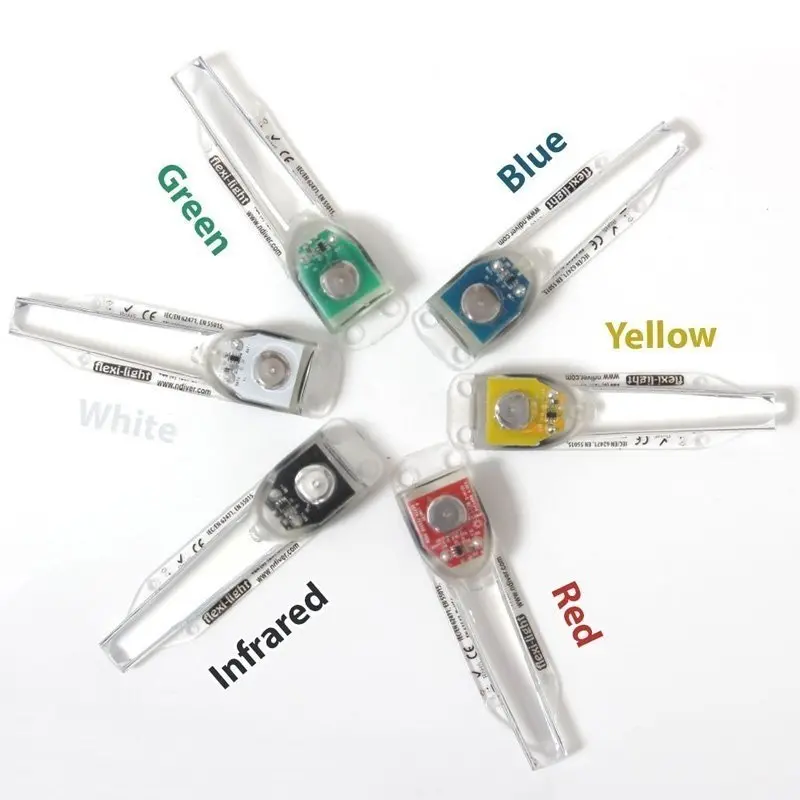 [FLEXI-V3-COLOUR-VELCRO] BATON LUMINEUX FLEXIBLE + VELCRO - ROUGE