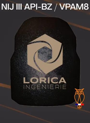 Plaque Balistique V3Bravo SA NIJ3 APIBZ-VPAM8 LORICA